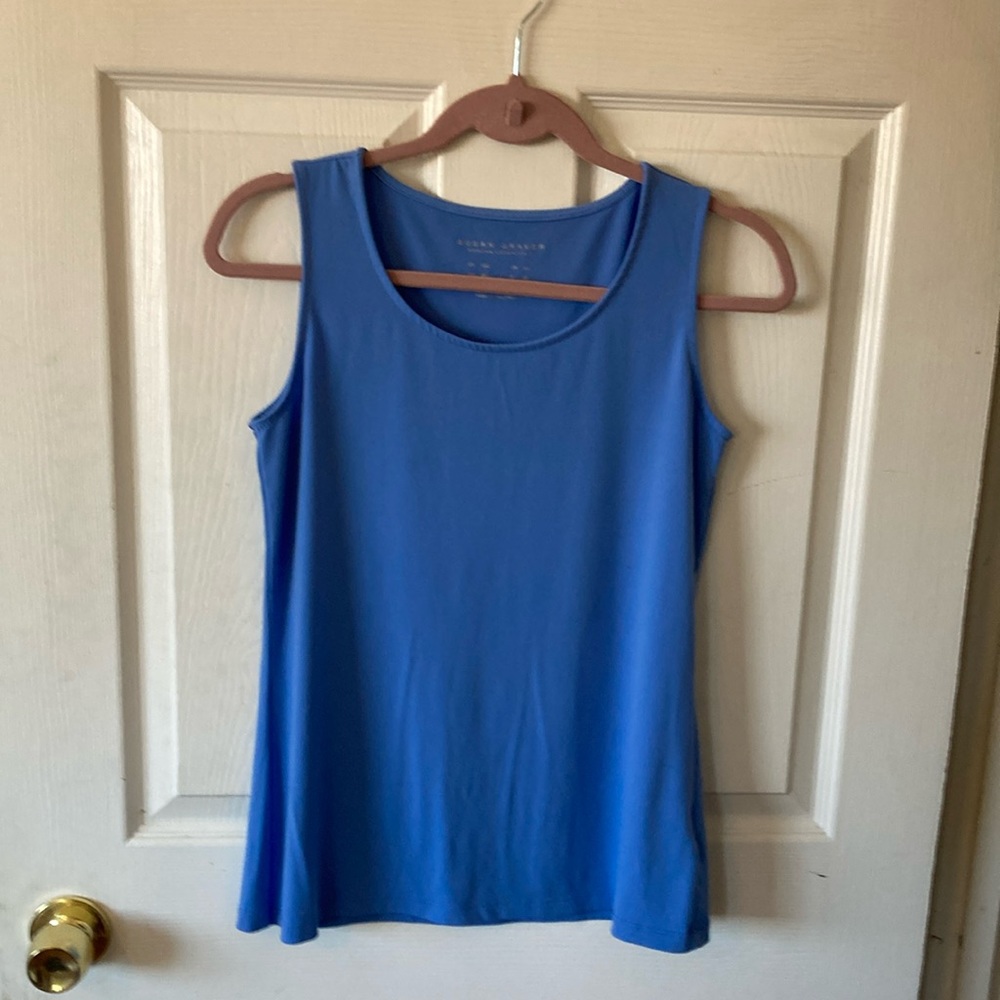 Susan Graver size XXS light blue tank top